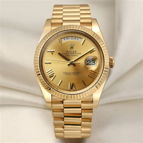 rolex daydate tristar gold|Altro.